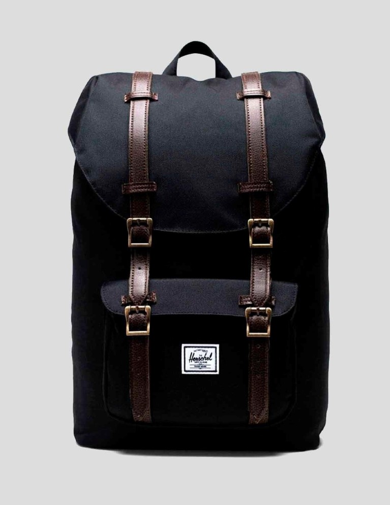 Mochila HERSCHEL piccolo zaino medio americano nero